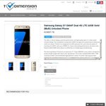 Samsung Galaxy S7 G930F Dual 4G LTE 32GB Gold - AU $797.68 - T-Dimension.com