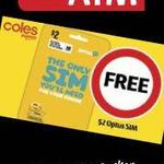 Free $2 Optus Sim Card (for ING / Coles MC Users - $1 Otherwise) @ Coles Express
