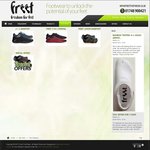 Freet Footwear - 55% off Barefoot Style Shoes - Eg Leap 4+1 for £43.50/ ~AUD $86 Delivered