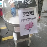 Free Fairy Floss from Spun Fairy Floss - Collins St Melbourne Vic (between Elizabeth and Swanston)