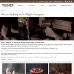 Win 1 of 2 Cooking Chocolate Hampers Worth $125 from Haigh's