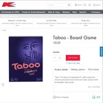 Taboo Board Game $20 + Other Titles @ Kmart