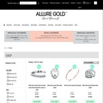 Allure Gold - Closing down 80% off + Use Code WHITE50 for an Additional 50% off White Gold Layered Jewellery