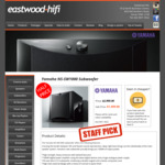 Yamaha NS-SW1000 Subwoofer $1499 (RRP $2999) + Freight Australia wide or Pickup @ Eastwood HiFi Sydney