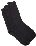 David Jones Plain Business Crew Socks 3 Pack (3 Colours) - $5 (Was $19.95) C&C @ David Jones