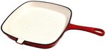  Enameled Cast Iron Grill (Griddle) Pan 24cm -  $69 (RRP $130) + Shipping @ Chef's Quality Cookware