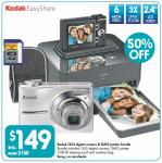 Kodak C613 Digital Camera & G610 Printer + 1GB SD Memory Card + Bag - $149 (Save $150) @ Kmart