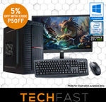 Desktop Bundle: i3 8100 / GTX 1060 6GB / 8GB DDR4 / 120GB SSD/1TB HD + 27" Monitor + KB/Mouse: $749.55 Shipped @ TechFastAu eBay