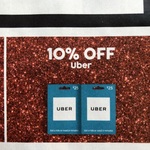 10% off Uber / Uber Eats Gift Cards @ Target