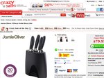 Jamie Oliver 5 Piece Knife Block Set $79.95 (Was:$109.95) For 24 Hours Only. 