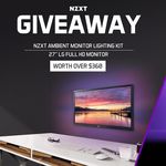 Win an LG 27" Full HD Monitor & NZXT Hue 2 Ambient Monitor Lighting Kit Worth Over $360 from PLE