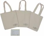 3 Organic Cotton Canvas Tote Bags for $4.75 + Delivery (Free with Prime) @ Amazon AU via US