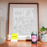 Win an Original Drawing worth $300 by David The Robot  from Happy Mag