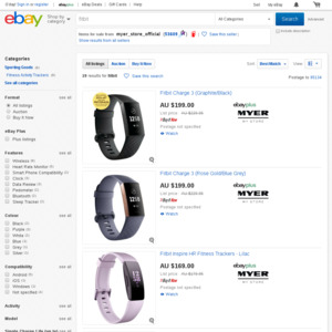 myer fitbit charge 3