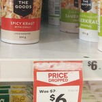 The Goods Sauerkraut Original $6, Spicy Kraut with Chili $6 (Was $7) @ Woolworths