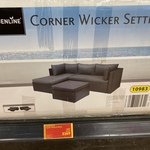 Gardenline Corner Wicker Lounge $269 @ ALDI