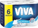 VIVA Paper Towel 6 Pack $6 @ Big W (Free C & C)