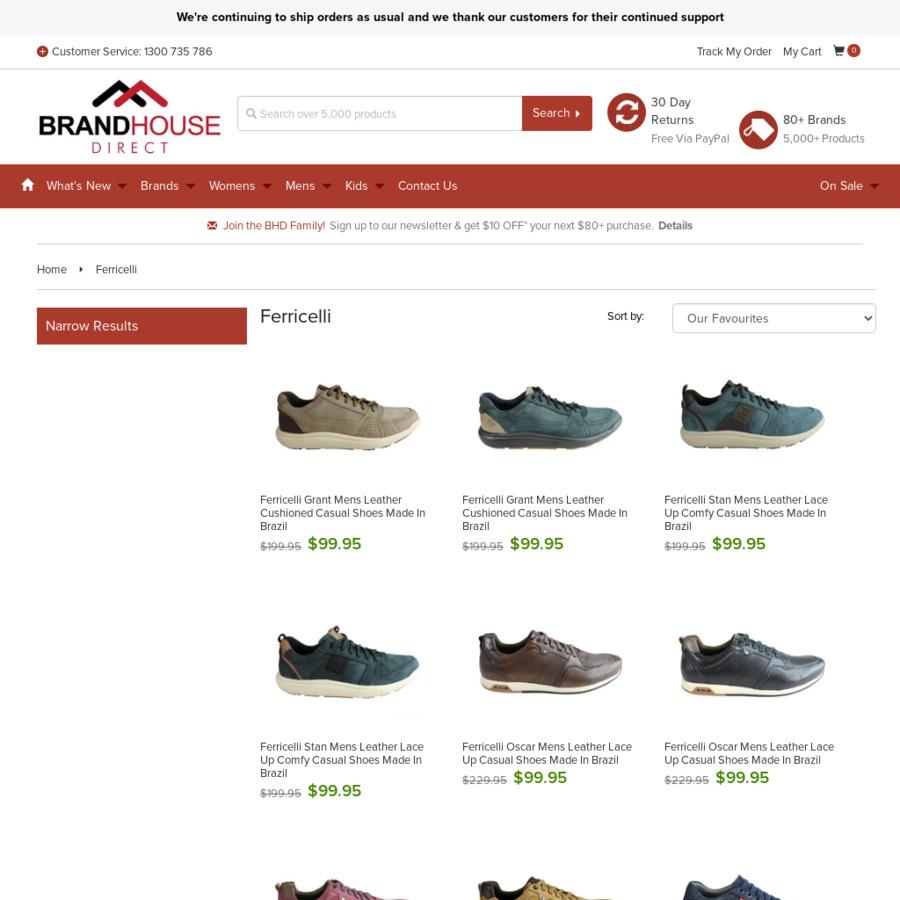 Brandhouse direct online shoes