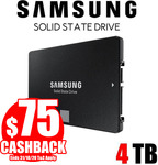 4TB Samsung 2.5" 860 EVO SATA 6GB/s SSD $699 + Shipping ($624 after Cashback) @ Online Computer & PC Case Gear
