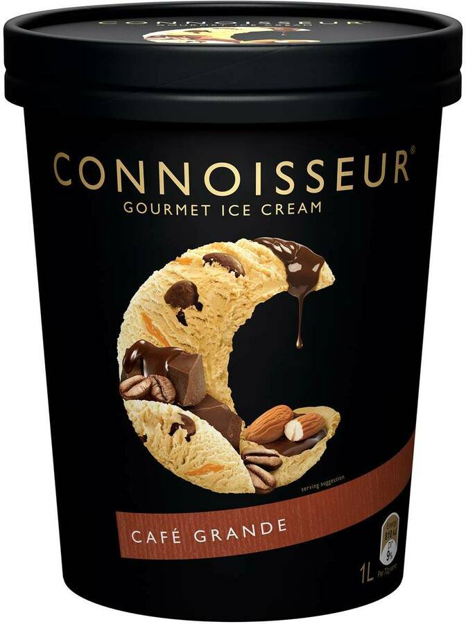 ½ Price Connoisseur Ice Cream Tubs 1L $5.50 @ Woolworths - OzBargain