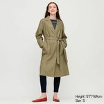 WOMEN Linen Cotton Coat $29.90 (Was $79.90) @ Uniqlo (in Store/+ Shipping/ $0 if Spend $60)