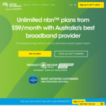 1 Month Free on 25/10, 50/20, 100/20, 100/40, 250/25, 1000/50 nbn Plans (New Customers Only) @ Aussie Broadband