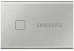 Samsung T7 Touch SSD 500GB Silver or Black @ Officeworks