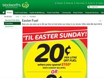20c off Is Back on Again at Woolworths When You Spend $150 or More. This Expires Easter Sunday!