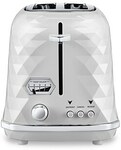 DeLonghi CTJX2003W Brillante Exclusive 2 Slice Toaster - White $57 Delivered (Extra 40% off at Checkout, RRP $119) @ David Jones