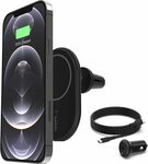 [Prime] Belkin BoostCharge Wireless Charging Magnetic Car Phone Mount With Car Charger $44.15 Delivered @ Amazon UK via AU