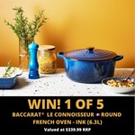 Win 1 of 5 Baccarat Le Connoisseur Round French Ovens (6.3L) Worth $339.99 from Baccarat Australia