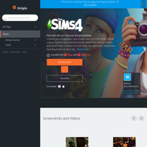  The Sims 4 High School Years EA App - Origin PC