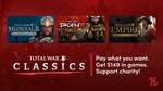 [PC, macOS, Linux, Steam] Total War Classics - 1 item (A$1.47), 5 items (A$10.33), all 8 items (A$17.70 or more) @ Humble Bundle
