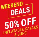 50% off Inflatable Kayaks and Stand up Paddleboards @ Decathlon