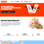 $25 off $50 Offer @VOLY Grocery Delivery