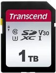 Transcend 1TB SDXC Class 10 UHS-I U3 V30 Memory Card $118.28 Delivered @ Amazon DE via AU