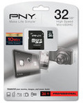 $29.95 PNY 32GB Class 10 Micro SDHC, with Free Shipping.  Sandisk UltraMicro 32GB $34.