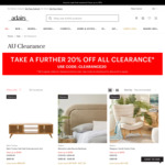 Further 20% off All Clearance Items + $9.95 Delivery ($0 for Members / $150 Order) @ Adairs