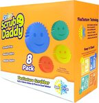 Scrubb Daddy 8 Pack Multi-Coloured $33.41 ($30.07 S&S) + Delivery ($0 with Prime/ $39 Spend) @ Amazon AU