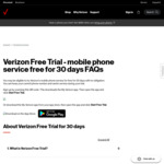 [USA] 30-Day eSIM Free Trial (5G Network, 100GB Data, Domestic Calling Only) @ Verizon Wireless