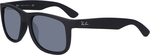 Ray-Ban Unisex Justin Classic RB4165F Sunglasses - Matte Black/Grey $77 + Shipping ($0 with OnePass) @ Catch