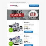 DealsDirect Brooks Joggers Run Out Sale from $69.95