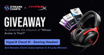 Win a HyperX Cloud III - Gaming Headset or 1 of 4 Minor Prizes from Stream Charts x HyperX