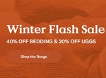 40% off Bedding, 20% off Ugg Boots, 5% off Coupon, $14.95 Delivery ($0 with $100 Order) @ MiniJumbuk