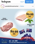 [NSW] Pork Belly $9.99/kg in-Store @ Pendle Hill Meat Market
