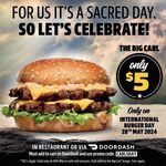[QLD, NSW, SA, VIC] $5 The Big Carl Burger @ Carl's Jr (in-Store or + Delivery via DoorDash with Coupon)