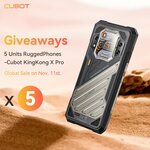 Win 1 of 5 Cubot KingKong X Pro Rugged Phones from Cubot