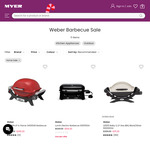 20% off Weber Q Barbeques + Delivery ($0 C&C/ in-Store) @ MYER