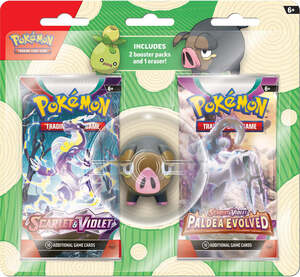 Pokemon Trading Card Game - Eraser & 2 Blister Booster $9.60 + Delivery ($0 C&C) @ JB Hi-Fi