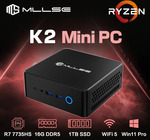 MLLSE K2 Mini PC (Ryzen 7 7735HS, 16GB/1TB, USB-C 40Gbps, Win11 Pro) US$304.43 (~A$470.60) Shipped @ MLLSE Official AliExpress